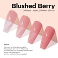 thumbnail image 5 of modelones Nail Strengthener and Growth Blushed Berry Nail Repair for Damaged Nails Strengthening Polish 15ml Natural Concealer Foundation Nail Care Gifts for Women, 5 of 8