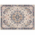thumbnail image 2 of Area Rugs Indoor Non-Slip Rectangle Rug 2.7x5 Ft Boho Tribal Vintage Style Flowers Rug Rubber Backing Floor Mats Non Shedding Home Decor Carpet for Entryway Living Room, 2 of 8
