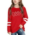 thumbnail image 2 of Girls Long Sleeve T Shirts Super Soft Children Crew Neck Tunic Casual Girls Tees Blouses E 2-3 Years, 2 of 3