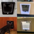 thumbnail image 2 of Puerta para Gatos, Puerta Magnética para Mascotas con Cerradura Giratoria de 4 Vías para Gatos, Gatitos y Gatitos, Versión Mejorada, Tamaño Interior 195 x 18 x 55 cm, Blanco, 2 of 5