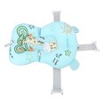 thumbnail image 1 of Alfombrilla De Baño Para Bebé, Almohadilla De Baño De Espuma Suave Antideslizante, Asiento De Baño Plegable Y Transpirable Con Malla De Aire, Hebilla Universal Para Bebé, 1 of 7
