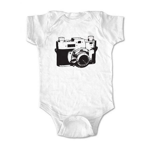 Vintage Camera 2 - wallsparks cute & funny Brand - baby one piece bodysuit - Great baby shower gift!