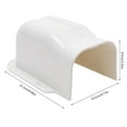 thumbnail image 6 of 4"w 15ft Mini Split Ac Line Set Cover Decorative Air Conditioning Pvc White, 6 of 13