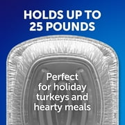 EZ Foil 25 LB Super Roaster Disposable Turkey Pan, 16 x 12.5 x 3.25 in., 1 Count
