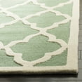 thumbnail image 3 of SAFAVIEH Cambridge Merletta Geometric Wool Runner Rug, Teal/Ivory, 2'6" x 8', 3 of 8