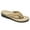 light Brown, variant on MEGNYA Orthotic Flip Flops For Women,Plantar Fasciitis Sandals For Flat Feet with Arch Support Thong Style Flip Flops Sandals for Comfortable Walk