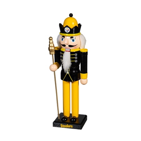 Pittsburgh Steelers 12 Wooden Nutcracker Statue
