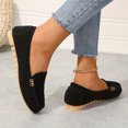 thumbnail image 6 of Women's Pointed Toe Ballet Flats Dress Flats Comfort Dressy Flats Shoes Comfort Walking Boat Shoes Black 5.5, 6 of 6