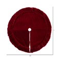 thumbnail image 4 of Vickerman 84 Pouces Peluche Rouge Velvet Jupe d'Arbre - QTX17753, 4 of 4