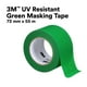 thumbnail image 2 of Cinta adhesiva 3M resistente a los rayos UV, color verde, 72 mm x 55 m, para interiores y exteriores, 2 of 9