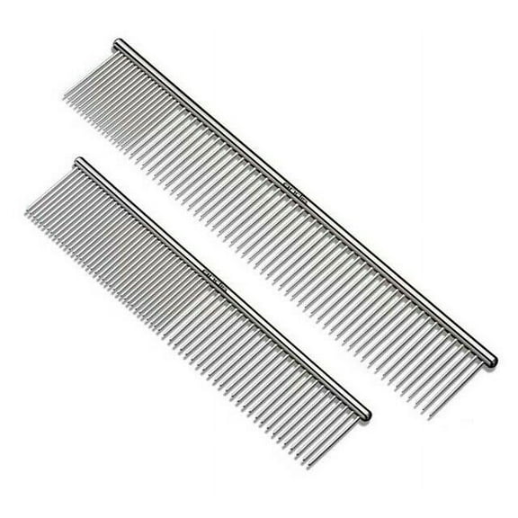 Steel Grooming Combs Professional Dog Cat Groomers Tool Choose Size 7.5" or 10" (Both Sizes)