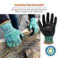 thumbnail image 4 of Guantes de trabajo Ergodyne ProFlex 7002-ECO con revestimiento de poliuretano calibre 15, paquete de 12, 4 of 8