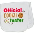 thumbnail image 2 of Inktastic Official Cookie Tester Christmas Cookies Baby Burp Cloth, 2 of 3