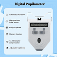 thumbnail image 2 of Optical Digital Pupilometer with Memory Function, LCD Display Pupillary Distance Meter, Diopter Compensation Distance,1 * pupillary distance measurement tool, 2 of 7