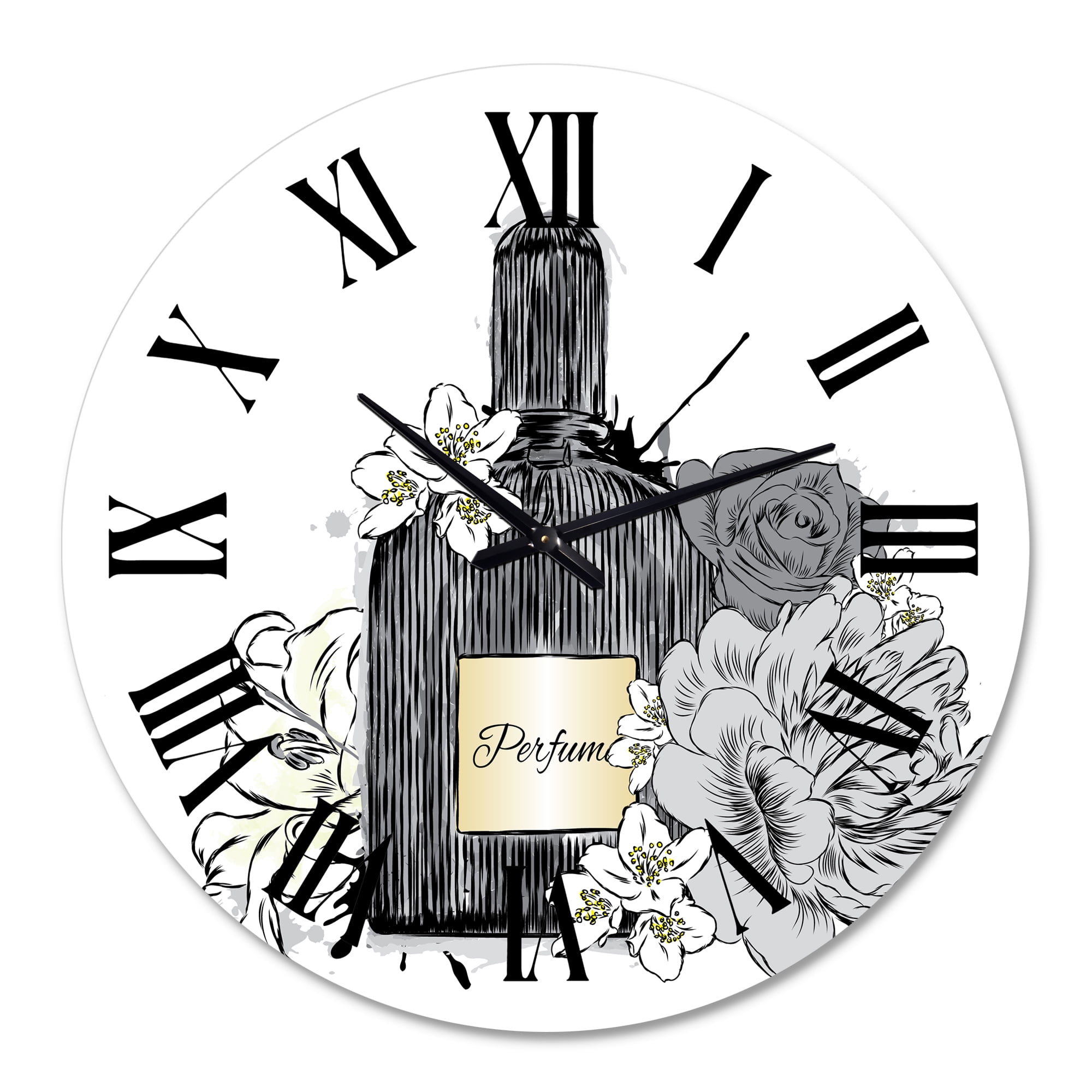 Designart 1 in Quartz Traditional Wall Clock