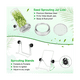 thumbnail image 2 of Kit de germinación, tapas de acero inoxidable para frascos de germinación, tapas de malla para frascos de boca regular para enlatado de 3,3 pulgadas, 2 of 6