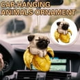 thumbnail image 2 of PYPESEEWY Rustic Home Decor Warehouse Cat Dog Car Hanging Ornament,Deco Rear View Mirror,Funny Plane Deco, 2 of 4