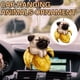thumbnail image 2 of Adorno Colgante Para Coche Con Gato Y Perro, Decoración Para El Espejo Retrovisor, Decoración Divertida Para El Avión, 2 of 4