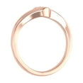 thumbnail image 2 of 1/5 Carat Channel Set Diamond Solitaire Engagement Ring Band in 14K Rose Gold (Ring Size 5.5), 2 of 5