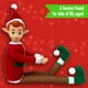 thumbnail image 3 of The Original Elf Muñeco Elfo de Navidad de Felpa de 12" - Niñera de estante articulada con patas colgantes - Perfecto para decoraciones navideñas Elfo de juguete para niños Mini elfo Elfos navideños y, 3 of 5