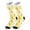 Yellow, variant on Women's Stockings Funny Easter Stockings Novelty Holiday Crew Length Socks With Colorful Bunny Egg Patterns For Daily Party Wear Yellow One Size