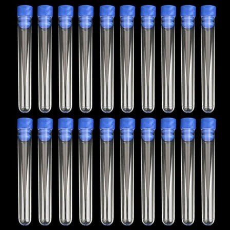 HEALEEP 20Pcs Leakproof Test Tubes For Laboratory Use 100X15Mm