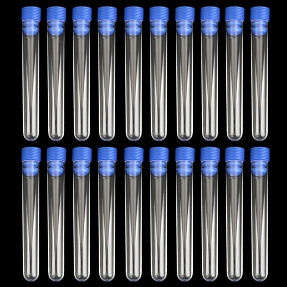 HEALEEP 20Pcs Leakproof Test Tubes For Laboratory Use 100X15Mm