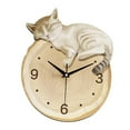 thumbnail image 3 of Reloj de pared con diseño de gato, moderno y elegante, decorativo, para cocina y interior. S, 3 of 9