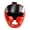 red L, variant on yotijay Boxing Headgear Forehead and Ear Protection Ventilated Head Gear Face Cover S