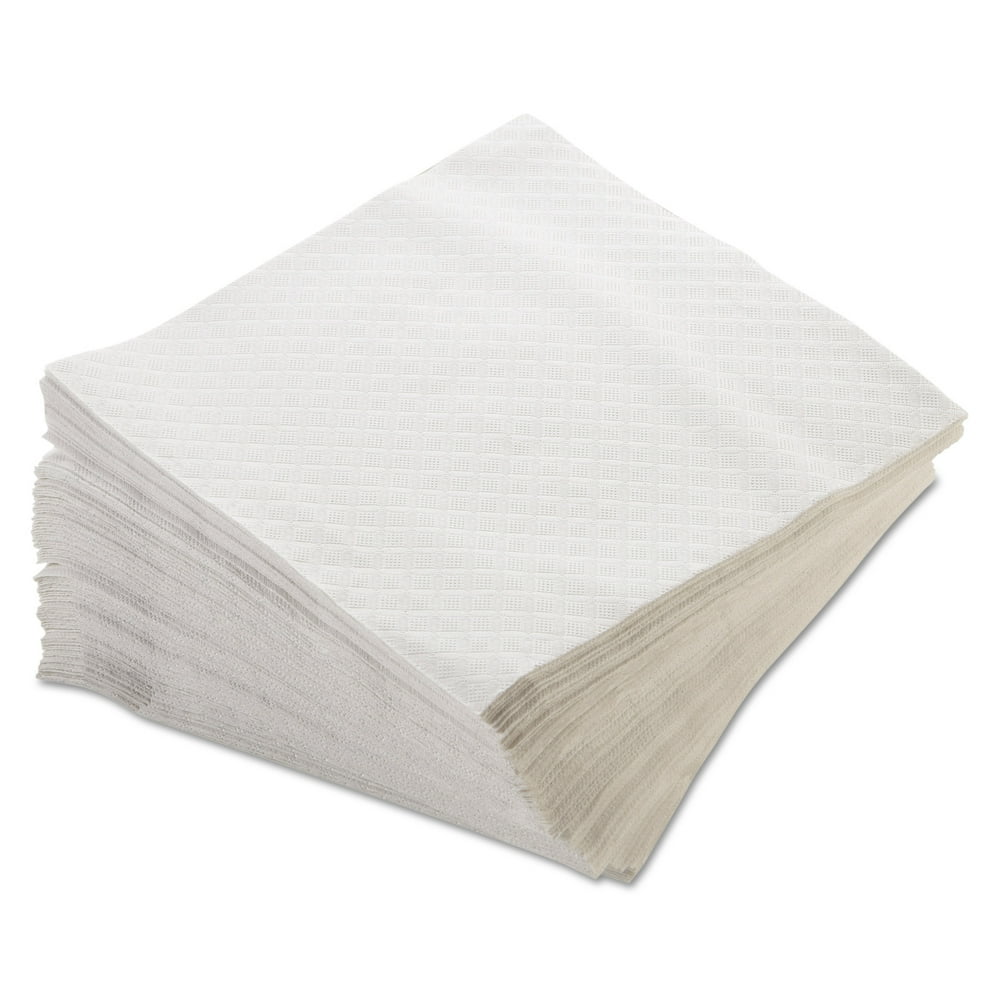 Morcon Tissue Morsoft 1/4 Fold Lunch Napkins, 1Ply, 15 x 17, White