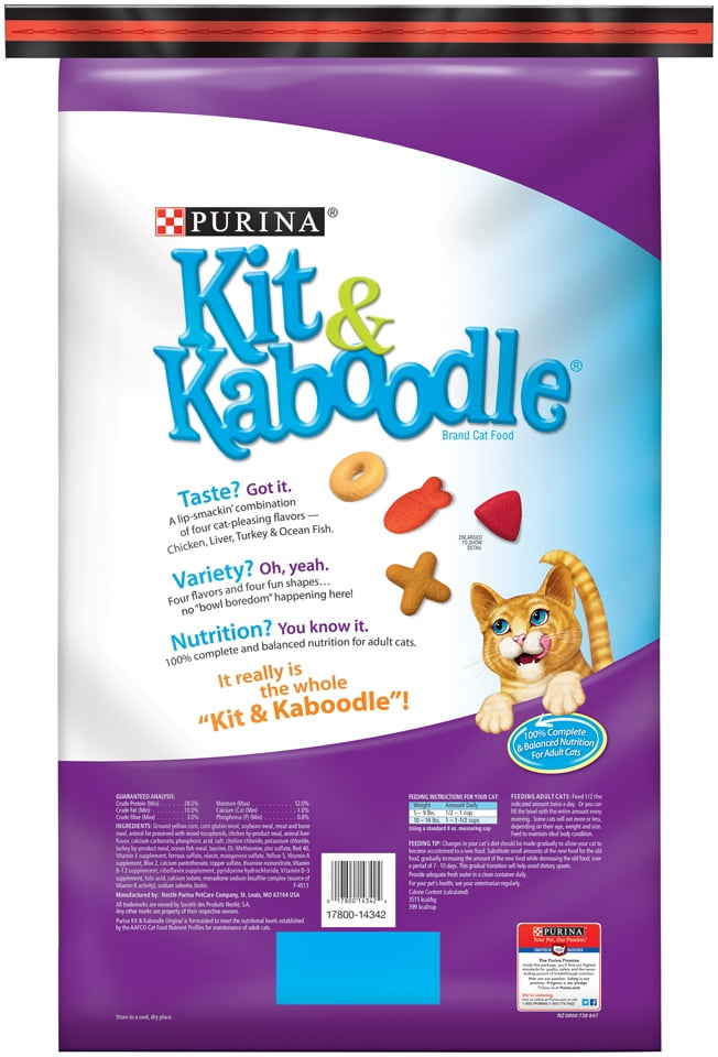 Purina Kit Kaboodle Original Adult Dry Cat Food, 22 lb eBay