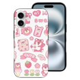 thumbnail image 2 of Funda Lotso de TPU para iPhone 16: ultrafina, a prueba de golpes, antiamarilleo, resistente a arañazos, compatible con carga inalámbrica, agarre mejorado, estilo negro., 2 of 7