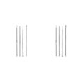 thumbnail image 4 of Justharion 4 Pcs/Set Stainless Steel Acne Blackhead Remover Needles Pimple Spot Comedone Extractor Cleanser Face Clean Tools Silver 2Set, 4 of 6