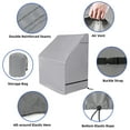 thumbnail image 3 of Seapisode 600D Fade and Tear Resistant Boat Center Console Cover,Heavy-Duty Waterproof and UV Protection Trailerable Boat Console Cover with Windproof Strap, Grey (Large Size up to 40" L 46" W 45" H), 3 of 7
