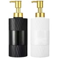 thumbnail image 1 of 2pcs Soap Dispenser Bathroom Refillable Lotion Dispenser Pump Shampoo Bottles, 1 of 7