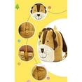 thumbnail image 5 of Mochila linda para niños pequeños, bolsa de viaje con dibujos de animales de felpa, minibolsa de viaje para niñas de 2 a 6 años (León), 5 of 5