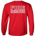 thumbnail image 4 of Fair Game Fire Rescue Long Sleeve Shirt-Red-XL, 4 of 4