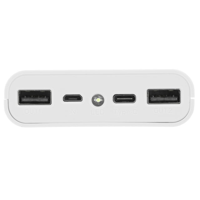 CAJA DE BATERÍA, LINTERNA LED 5V 8X BATERÍA BANCO DE ENERGIA, BRICOLAJE LIGERO PARA TELEFONOS INTELIGENTES Tabletas