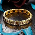 thumbnail image 1 of Fashion Magnetic Therapy Bracelet 3-in-1 Weight Loss Improve Sleep Adjusting Titanium Steel for Women Men, 1 of 4