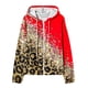 thumbnail image 4 of ICHUANYI Clearance Women Fashion Printed Blouse Long Sleeve Tops Sweatshirt Pockets Hoodied(Red, M) ICHUANYI WER2023080910382, 4 of 4