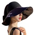 thumbnail image 1 of Sombrero de visera de playa para mujer - Sombrero de protección solar superior vacío Gorra de ala ancha Sombrero de verano, 1 of 7