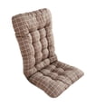 thumbnail image 2 of Linnome All-in-One Thickened Integrated Seat & Backrest Chair Cushion, 100% Polyester High Density Cotton Filled Long Pad, Warm Winter Support Cushion for Office Rocker Recliner, 2 of 6