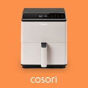 COSORI Dual Blaze 6.8qt Ceramic Coating Smart Air Fryer - Off White