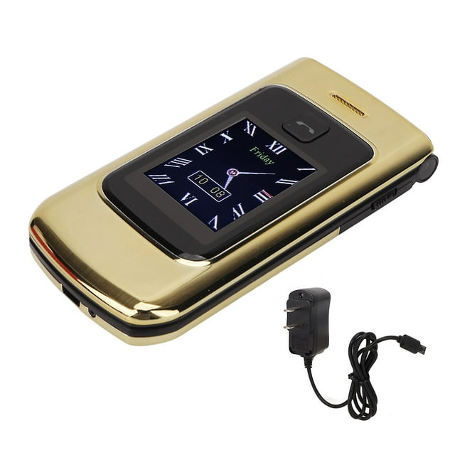 Senior flip mobile phone, large screen, 2G, long standby, dual card, dual standby, 4800 mAh