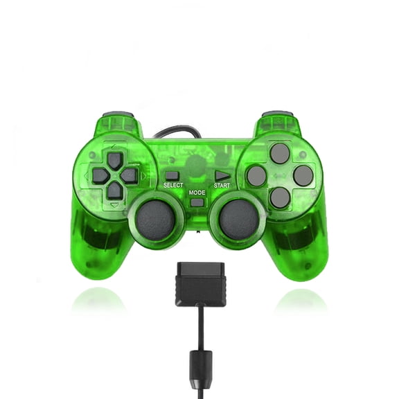 Control Alámbrico Store Line Compatible para PS2 Color verde