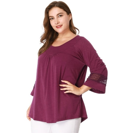 raglan kimono orinda ruched juniors 28w 4x agnes sleeves purple plus