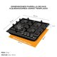 thumbnail image 4 of FLINE | Combo parrilla de gas y campana extractora 60 cm | Gabinete | Negra | OP4BR60, 4 of 5
