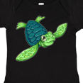 thumbnail image 4 of Inktastic Sea Turtle with Swirls Boys or Girls Baby Bodysuit, 4 of 5