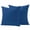 Blue, variant on 2 Pack Outdoor Waterproof Throw Pillow Covers,Light Purple Solid Color Decorative Square Pillow Case Patio Pillowcases for Chair Couch Sofa 16x16in