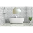 thumbnail image 3 of Decor Wonderland SSM055 27.5 x 33.5 in. Ashley Triangle Frameless Bathroom Vanity Mirror, 3 of 5